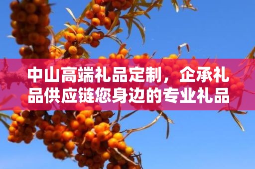 中山高端礼品定制，企承礼品供应链您身边的专业礼品定制公司