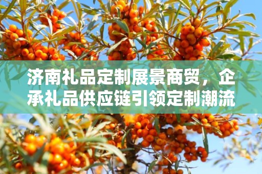 济南礼品定制展景商贸，企承礼品供应链引领定制潮流